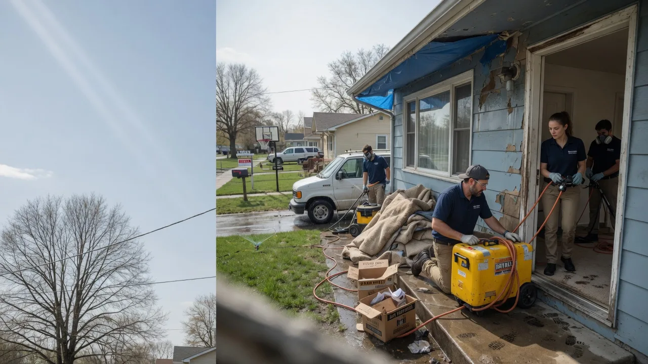 Basement Flood Cleanup in La Loma, NM near me